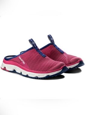 Salomon mesh slip on sneakers slides thin sneaker tennis shoe granola athletics